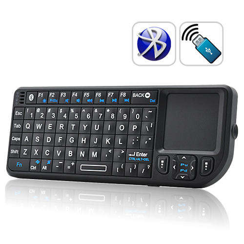 Mini Bluetooth Keyboard with Touchpad and Laser Pointer - K137