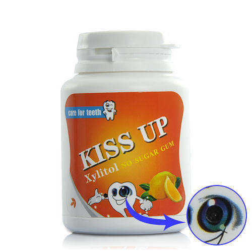 Spy Camera Chewing Gum Container (Micro SD, Motion Detection) - I117