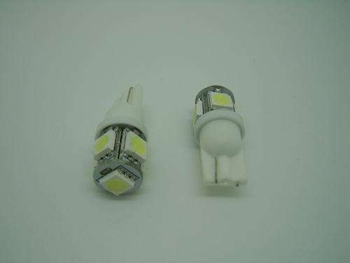 T10 LED Wedge BULB - SMD 5 LED - WHITE