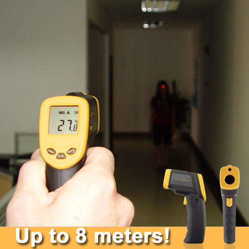Infrared Digital Thermometer Gun with Laser Sight (Non Contact)