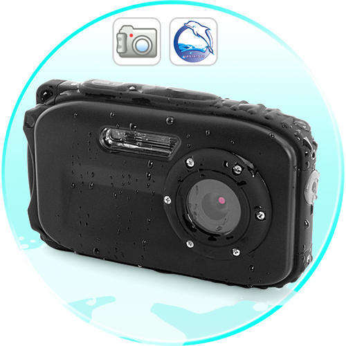AbleCam - 5MP Waterproof Digital Camera (Face Detection, Image-Stabilization) - DC44