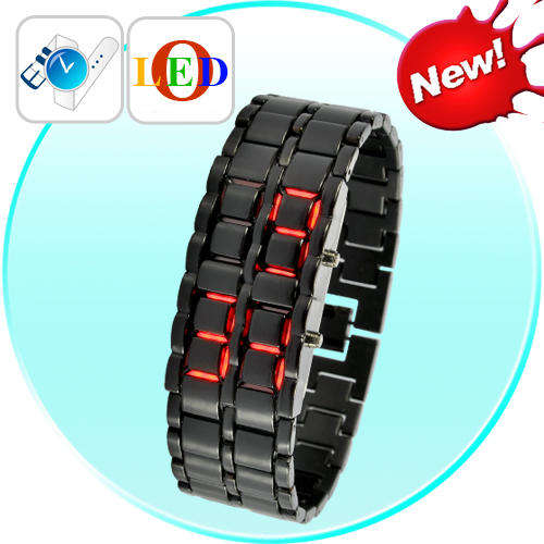 Dark Samurai - Japanese Style Inspired Red LED Watch - LT84
