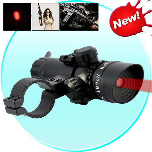 Tactical Red Laser Gun Sight (Weaver Rail Mount + 3-in-1 Rail Mount) - G407