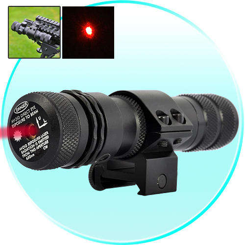 Long Range Tactical Red Laser Gun Sight for Rifles (Weaver Rail Mount, Dual Switch) - G376