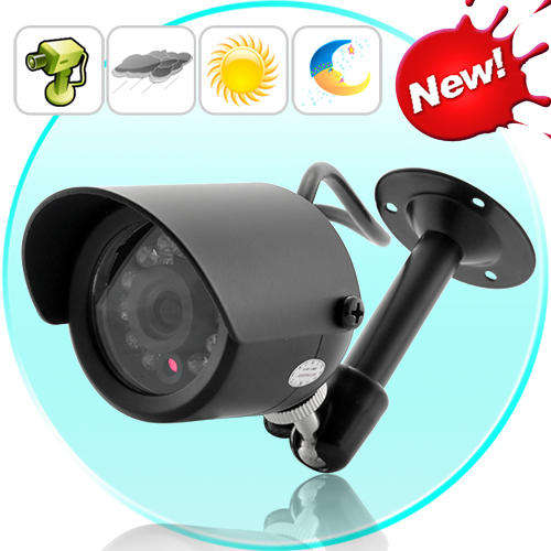 Electromann SA - Dark Wolf - Mini Video Security Camera (Nightvision + Weatherproof) - I217