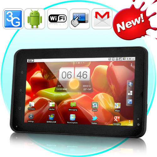 Silex - Android 2.2 Tablet Phone with 7 Inch Capacitive Touchscreen (WiFi + 3G)-PC19