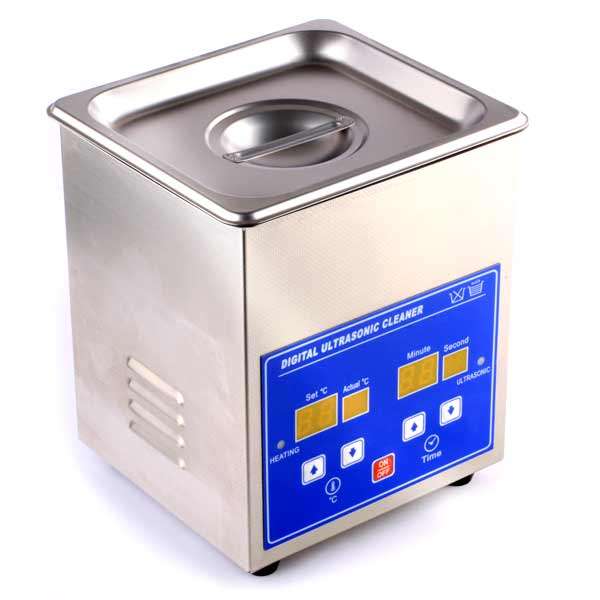Stainless Steel Ultrasonic Cleaner 1.3L Mini style Ultrasonic power 70W - 020-2SV