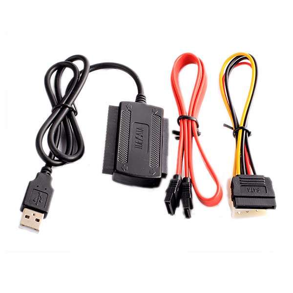 USB 2.0 to SATA IDE 2.5 3.5 Hard Drive Adapter Cable - 115-2MX
