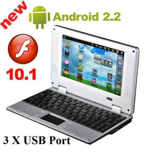 New 7 inch Android 2.2 Laptop Mini Netbook