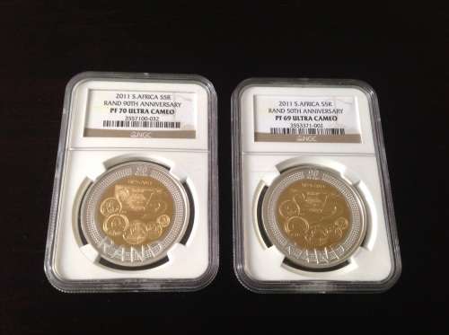 PF69 &  PF70 90th Anniversary R5 Coins