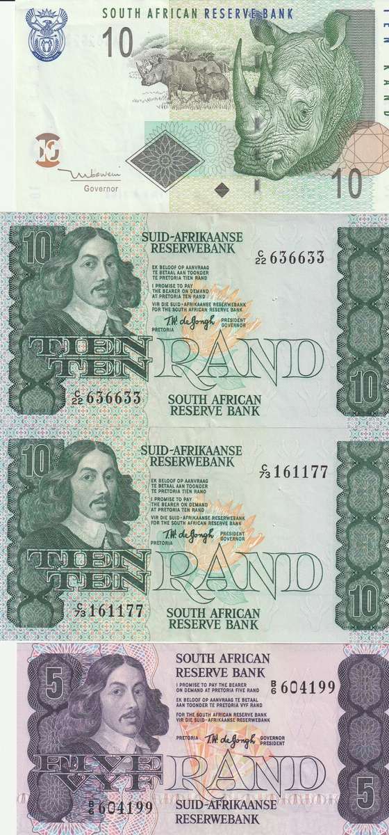 R.S.A. OLD BANK NOTES - SEE FOUR SCANS