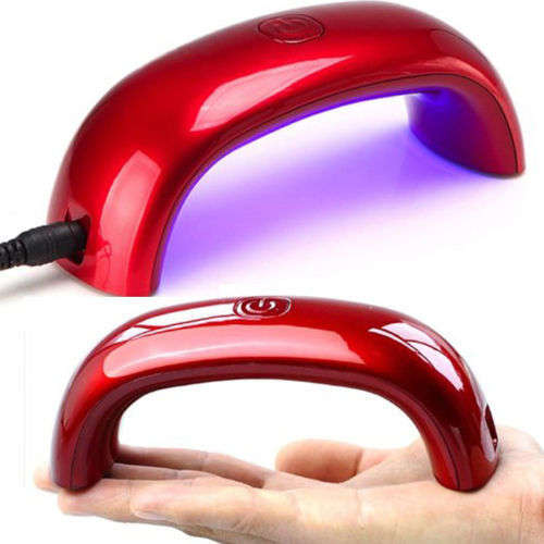 Mini LED Nail Dryer 9W Curing Lamp Machine UV Gel Nail Polish Portable