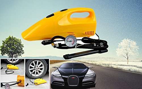 2 in 1 the Inflator DC12V 300 PSI Air Compressor with Vacuum Cleaner