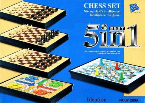 Chess Set Best Magnetic 5 in 1