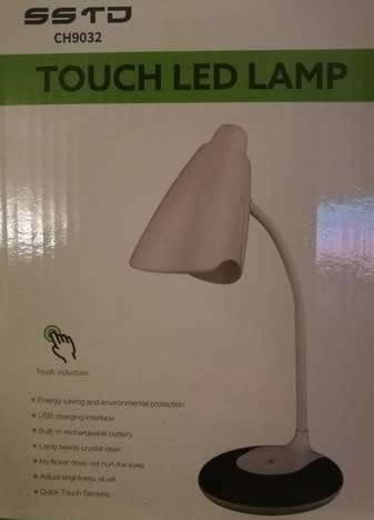 Desk touch LED lamp portable table reading light