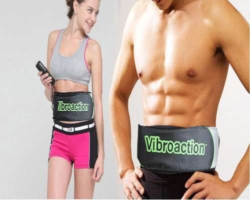 VIBROACTION Electric Vibrating Slimming Belt Massager Slim Belt Burning Fat Massage