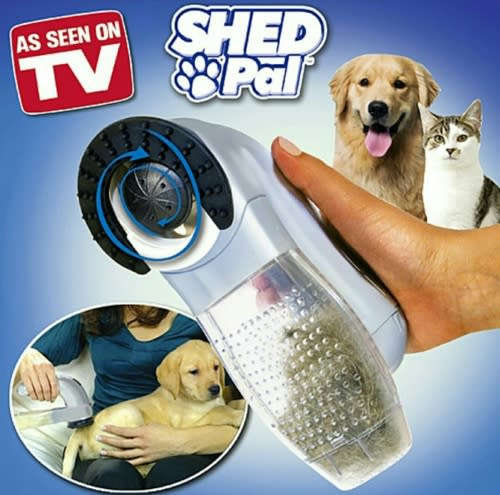 Shed pal vacuum hair remover grooming dogs cats pets