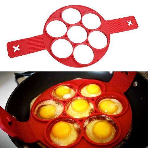 Flippin fantastic perfect pancake easy egg ring silicone non-stick bakeware