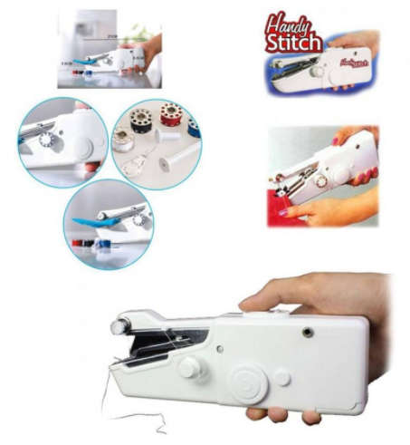 Sewing handheld stitch fabric portable cordless Handy