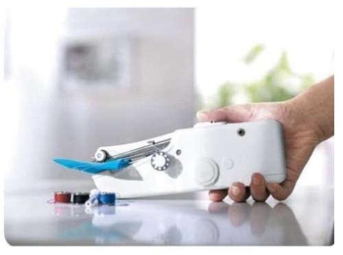 Sewing handheld stitch fabric portable cordless Handy