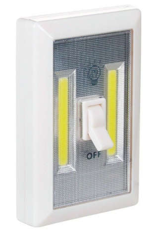 LED wall switch light COB bright wireless