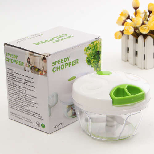 Nicer Dicer Plus Speedy Chopper Hand Held Manual Food Processor
