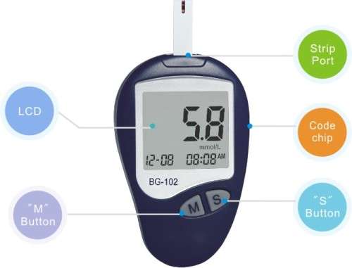 Blood Glucose Monitoring System High quality clinical home easy use