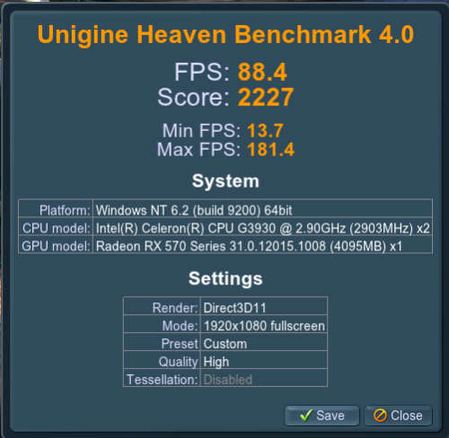 MSI AMD Radeon RX 570 4 Gb graphics card for sale