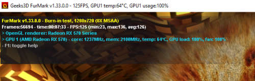 MSI AMD Radeon RX 570 4 Gb graphics card for sale