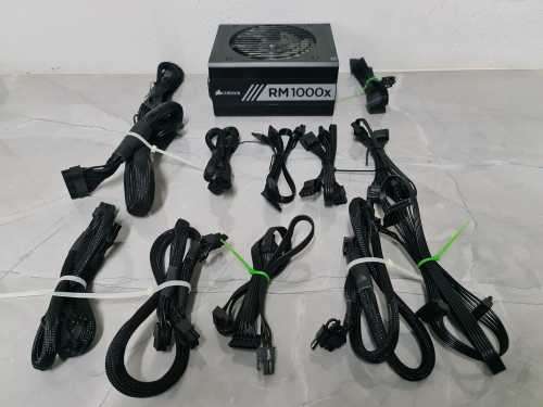 Corsair RMx Series RM1000X `80+ Gold` 1000W Fully Modular Power Supply +