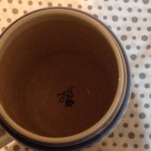 Vintage delft beer mug Africa australia