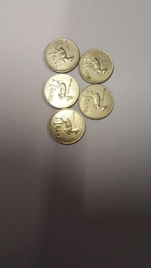 OLD ONE RAND SOUTH AFRICAN COINS