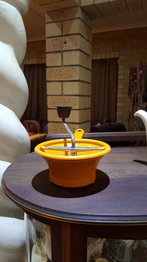 VINTAGE BABY FOOD MILL ORANGE