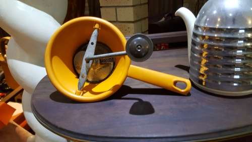 VINTAGE BABY FOOD MILL ORANGE