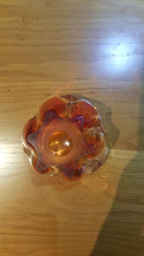 VINTAGE MURANO GLASS ASHTRAY