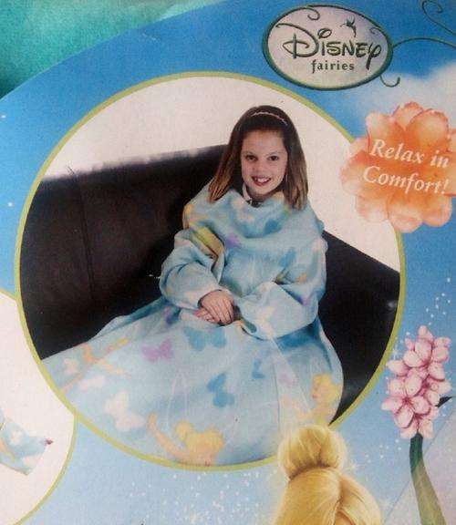 LATE LISTING - sleeved fleece tinkerbell