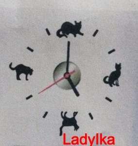 DIY FOAM CLOCK - butterflies or cats design