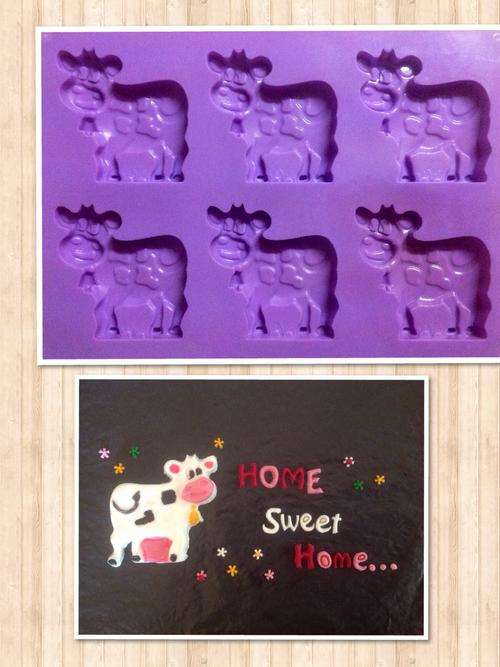 ***new*** 6 tray cow mould ... Ideal for jellies, small puddings, cakes - crafts