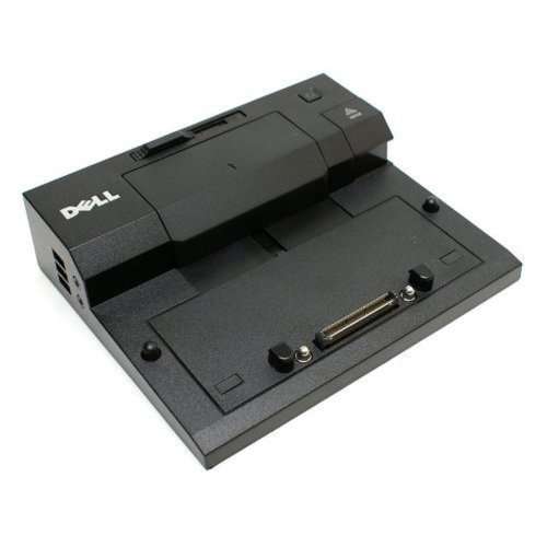 Dell PR03X E-Port Replicator/Docking Station with Power Adapter + Cord (Black)