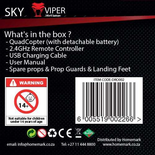 Sky Viper Quadcopter with WIFI Camera