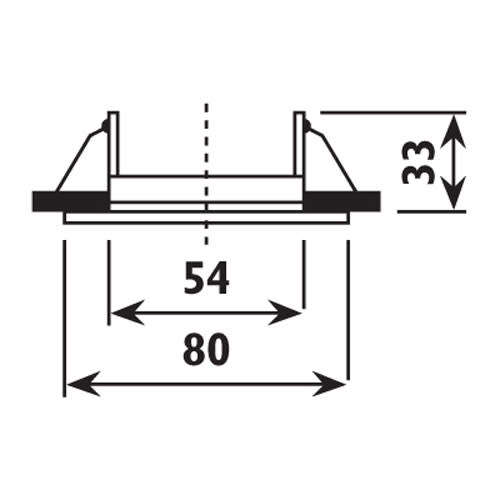 DOWNLIGHT SET 10 COMPLETE 220V DOWNLIGHTS WITH LAMPHOLDERS AND LAMPS - ONE BID