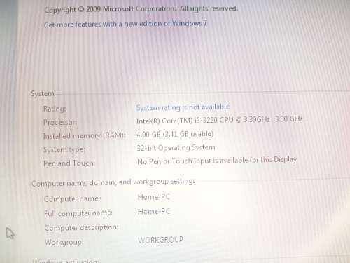 Dell Optiplex 3010 i3 + 17" inch screen + keyboard + mouse