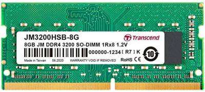 Transcend 8GB DDR4-3200 1.2V 260pin SO-DIMM Notebook Memory