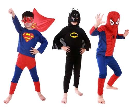 SUPERHERO SUITS (SMALL) 2 to 3 yrs