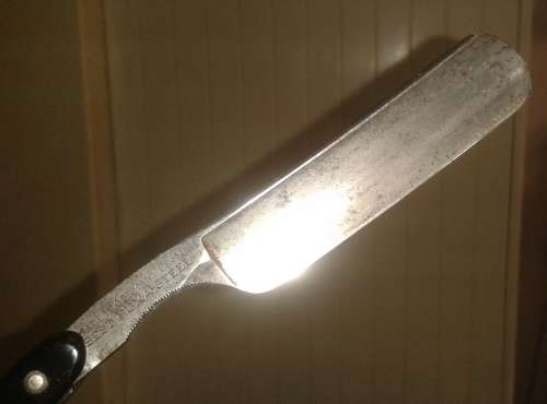 Vintage Puma Straight Razor and Leather Strop