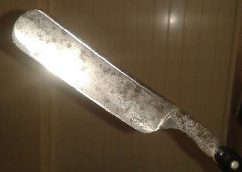 Vintage Puma Straight Razor and Leather Strop