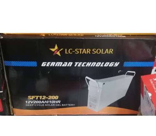 12v 200AH Deep Cycle Gel Battery-lc solar slimline