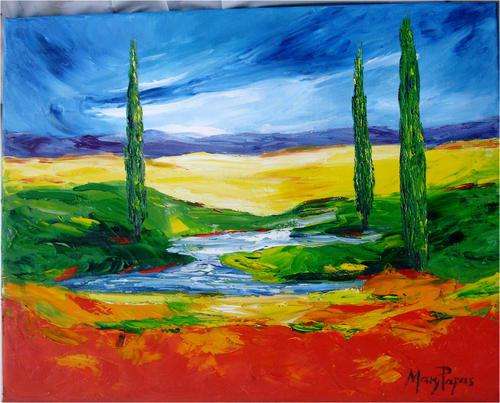 Wild Landscape by Mary Papas