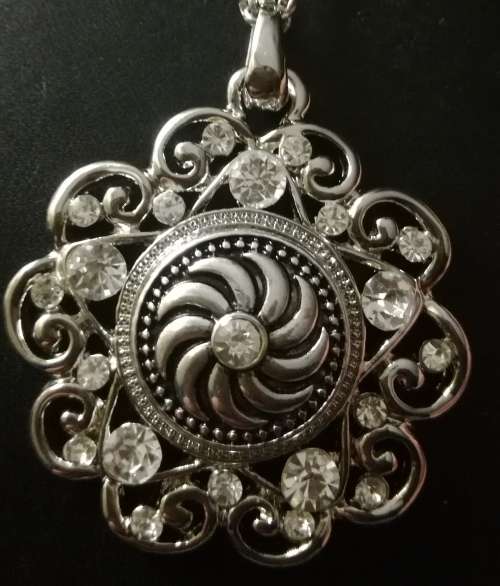 Ginger Snaps Button Tech - Antique Silver