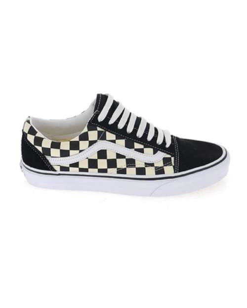 Vans Primary Check Black/White - Size 4
